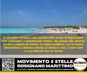 interpellanza acque costiere stato mare inquinamento