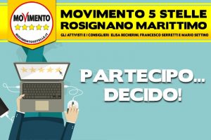 Democrazia partecipazione diretta Movimento 5 Stelle Rosignano Marittimo