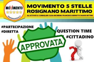 Mozione question time cittadino approvata