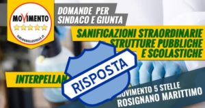 risposta interpellanza sulla sanificazione delle scuole