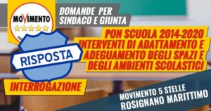 risposta interrogazione adeguamento spazi delle scuole