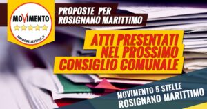 Atti M5S Rosignano Consiglio Comunale