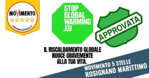 approvata mozione m5s rosignano stop global warming