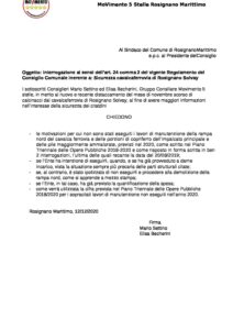 INTERROGAZIONE-CAVALCAFERROVIA dicembre