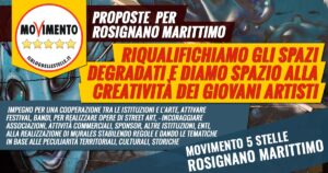 mozione m5s rosignano street art