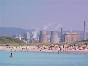 spiagge bianche solvay m5s rosignano