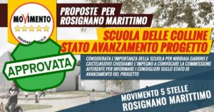 approvata mozione m5s sulle scuole di gabbro nibbiaia castelnuovo