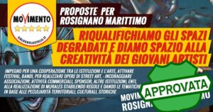 Mozione Rosignano Street Art m5s