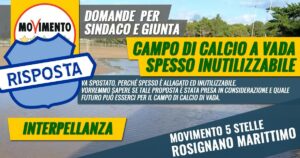 risposta interpellanza campo calcio di vada