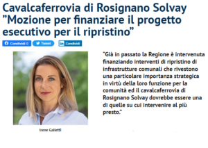 mozione m5s regione toscana cavalcavia rosignano solvay