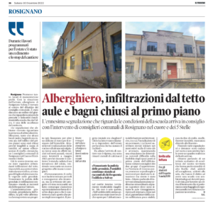 degrado Istituto Alberghiero rosignano