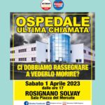 ULTIMA CHIAMATA La Sanità pubblica ci salva la vita, partecipiamo a questo importante incontro pubblico, facciamolo per mantenere il nostro Ospedale, salviamo "NOI" la sanità pubblica, non restiamo indifferenti.