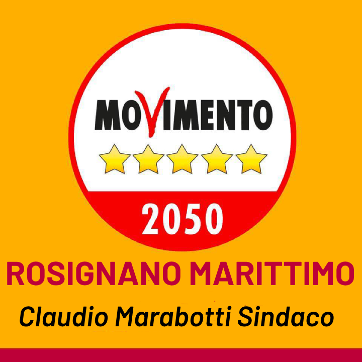 LISTA M5S ROSIGNANO MARITTIMO PER CLAUDIO MARABOTTI SINDACO